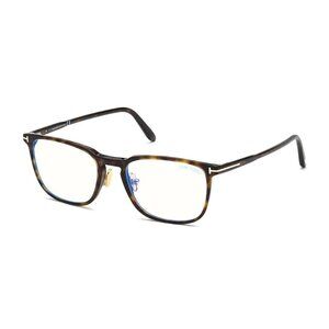 NEW TOM FORD FT5699-B/S 052 EYEGLASSES TF5699-B 052 HAVANA MEN SQUARE EYEWEAR